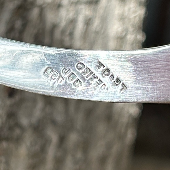 Solid Sterling Silver .925 Choker Cuff Necklace - Picture 6 of 9